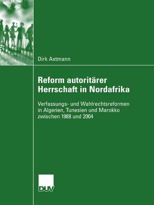 cover image of Reform autoritärer Herrschaft in Nordafrika